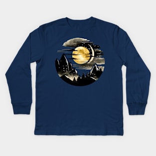 Pinnacles National Park Kids Long Sleeve T-Shirt